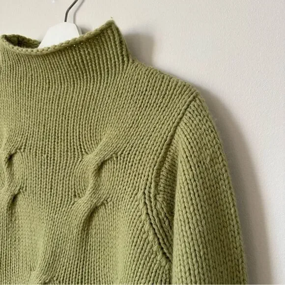 Vintage Pendleton Lambswool Angora Blend Green Sweater Size S - Picture 3 of 5
